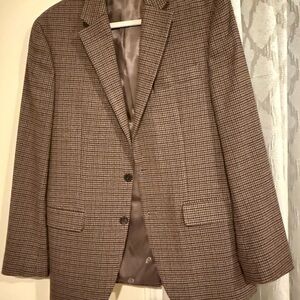 Lauren Ralph Lauren Tan Checkered Blazer